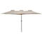 15ft. Outdoor Patio Market Umbrella with Hand Crank